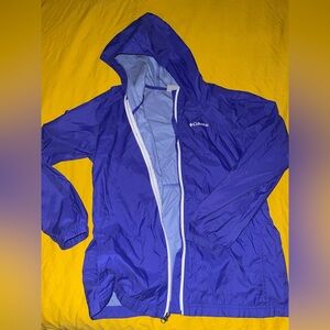 Columbia Purple Lightweight Rain Jacket